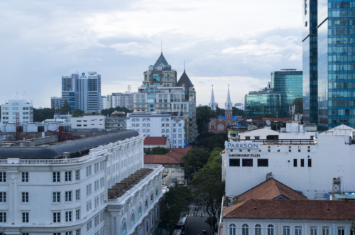 Výhled ze Saigon Saigon